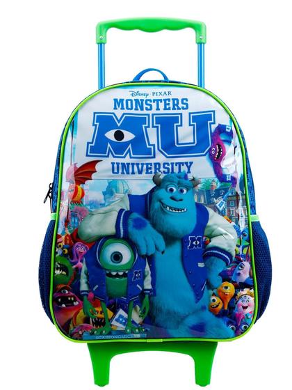 Imagem de Mochila Escolar Monstros S.A Oficial 42x29x15 cm