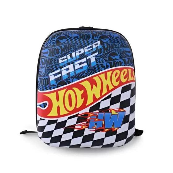 Imagem de Mochila Escolar P Hot Wheels Super Fast Maxtoy