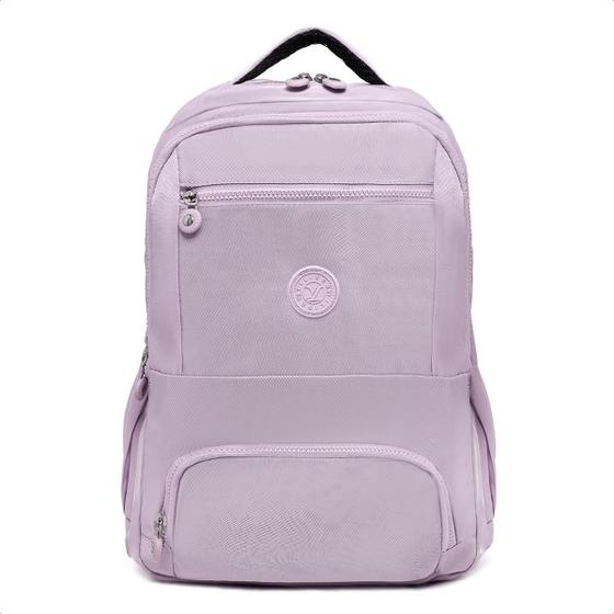 Imagem de Mochila Escolar Reforçada Cetim Grande Porta Notbook Full