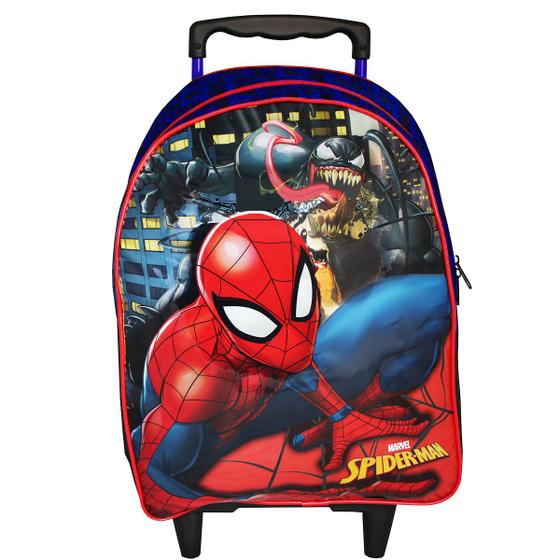 Imagem de Mochila Escolar Rodinhas Homem Aranha T06 Xeryus 9826 Spider