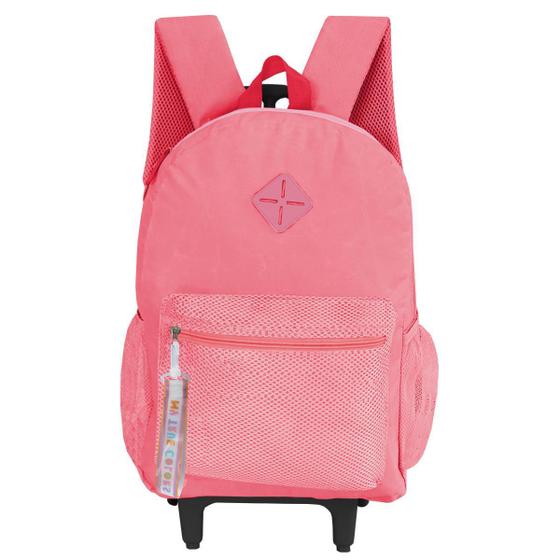 Imagem de Mochila Escolar Rodinhas Infantil 19 Litros