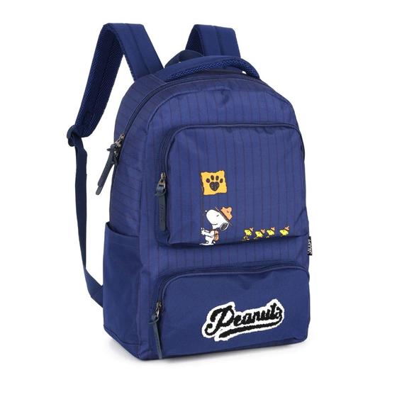 Imagem de Mochila Escolar Snoopy Luxcel - Azul (ms47771sn-az)