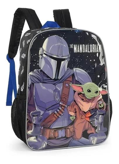 Imagem de Mochila Escolar Star Wars Yoda E Guerreiro G Costas Luxcel