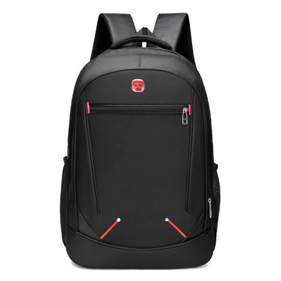 Imagem de Mochila Escolar Trabalho Masculina Reforçada Preta BL-602/BL-603/QL-054