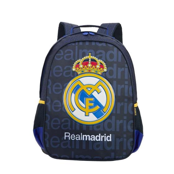 Imagem de Mochila Esportiva Escolar Futebol Real Madrid Oficial