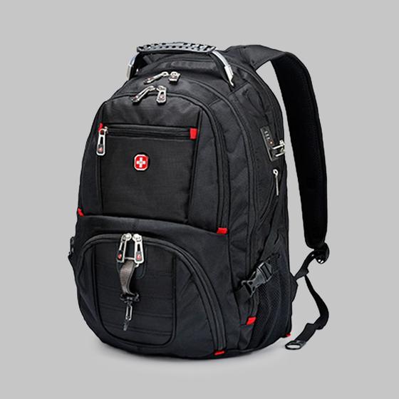 Mochila Executiva Antifurto Notebook Crossgear + Cadeado de Senhas Resistente Masculina Menor preço em Mochila Executiva Antifurto Notebook Crossgear + Cadeado de Senhas Resistente Masculina