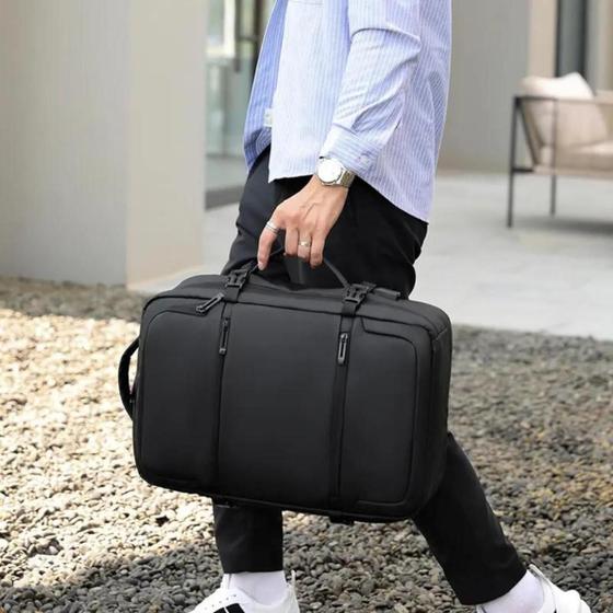 Imagem de Mochila executiva de viagem grande e compacta a prova de água com usb - tkla