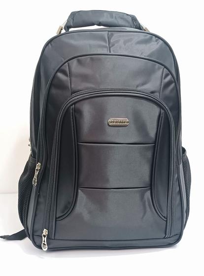 Mochila Executiva Masculina de Nylon Preta, Reforçada, Antifurto , Impermeável 2286 Menor preço em Mochila Executiva Masculina de Nylon Preta, Reforçada, Antifurto , Impermeável 2286