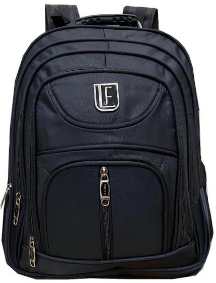 Imagem de Mochila Executiva Notebook Masculina Feminina Reforçada Faculdade Trabalho Impermeável USB Cabo de aço