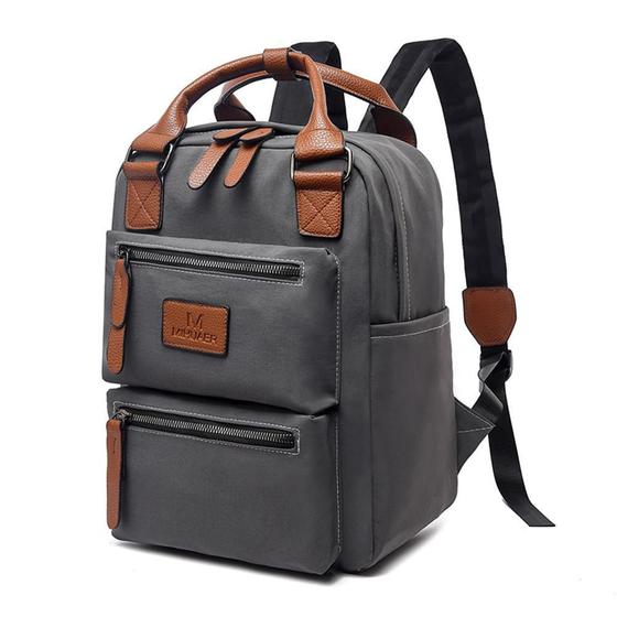 Imagem de Mochila Executiva Notebook Masculina Trabalho Viagens Cinza