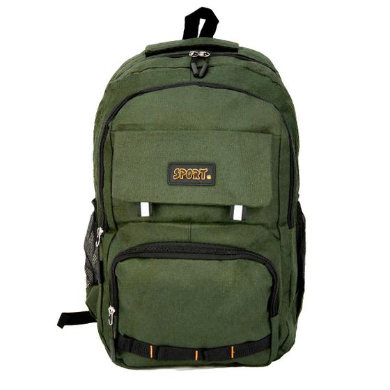 Imagem de Mochila Executiva para Notebook Impermeável e Resistente, Ideal para Uso Diário e Profissional, Design Unissex, Reforçada, Preto, Azul, Cinza e Verde