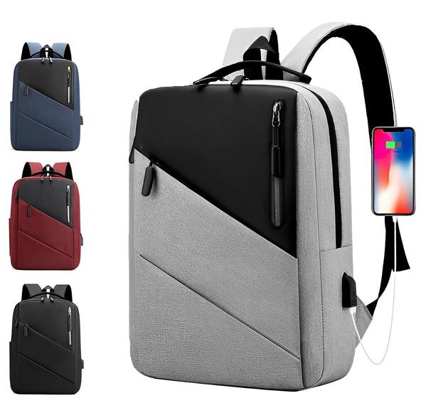 Mochila Executiva Universitária Notebook 17'' Moderna Com Entrada Usb 30L Resistente E Bolso Secreto Menor preço em Mochila Executiva Universitária Notebook 17'' Moderna Com Entrada Usb 30L Resistente E Bolso Secreto