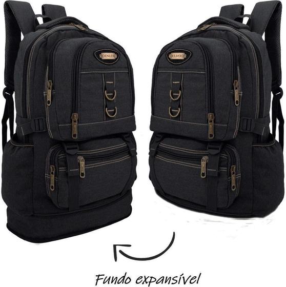 Imagem de Mochila Expansivel Lona Escolar Camping Dl0775