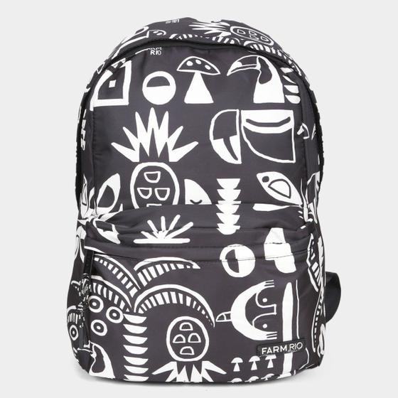 Mochila Farm Xodó Lenço Tropicano Feminina