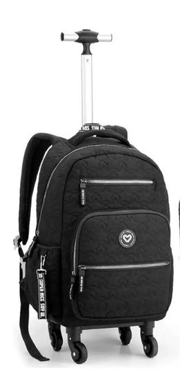 Imagem de Mochila feminina com carrinho 18” COLOUR UP