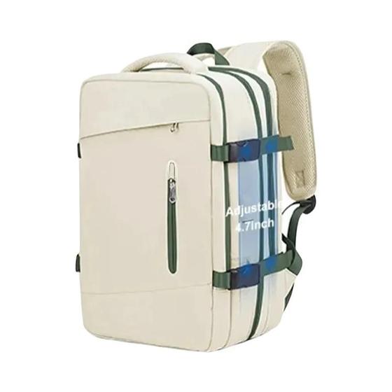 Imagem de Mochila Feminina de Viagem Extensível 40L - À Prova D'Água com Porta USB