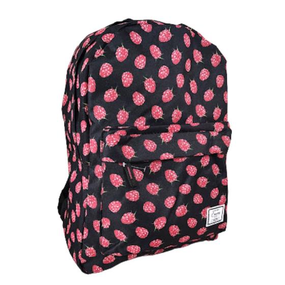 Mochila Feminina Escolar Casual Morango Preto ys29405 Menor preço em Mochila Feminina Escolar Casual Morango Preto ys29405