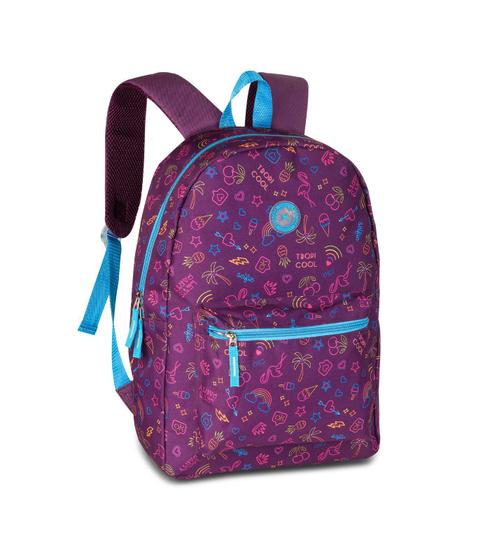 Imagem de Mochila Feminina Estampada Clio Roxo