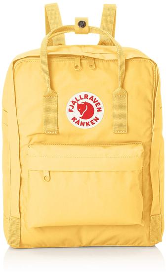 Imagem de Mochila feminina Fjällräven Kanken de nylon amarelo-milho