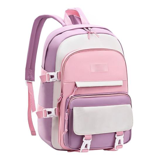 Imagem de Mochila Feminina Infantil Passeio Escolar Multifuncional Fitness Nylon Trabalho Escola Faculdade Creche Cursinho