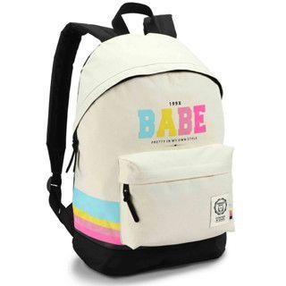 Imagem de Mochila Feminina Juvenil Escolar Faculdade Trabalho 18,5" Babe - Seanite