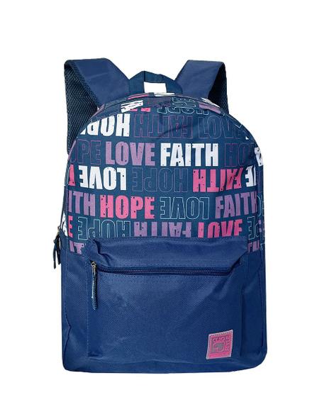 Imagem de Mochila Feminina Juvenil Love Escolar Resistente Grande