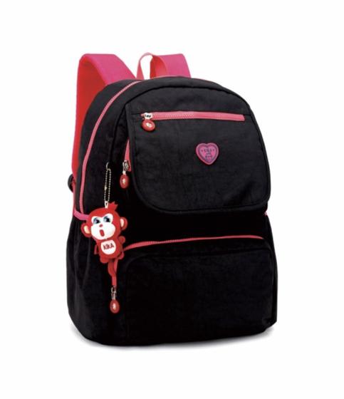 Imagem de Mochila Feminina Notebook Kika Com Chaveiro KK23M04 Preto