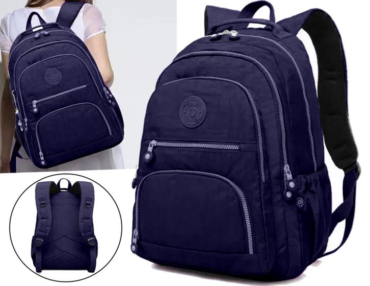 Mochila Feminina Nylon Estilosa Impermeavel Media - Forever Young ...