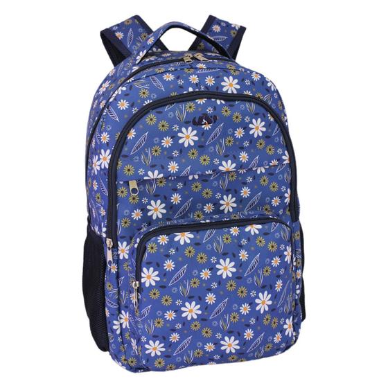 Imagem de Mochila Feminina Para Notebook De 17' Ls Bolsas Margarida Azul