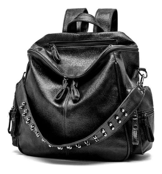 Imagem de Mochila Feminina Trabalho Bolsa Elegante Academia Espaçosa Fashion Casual