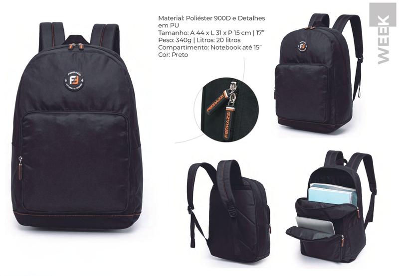 Imagem de Mochila Ferrazzi - Week - FER0051