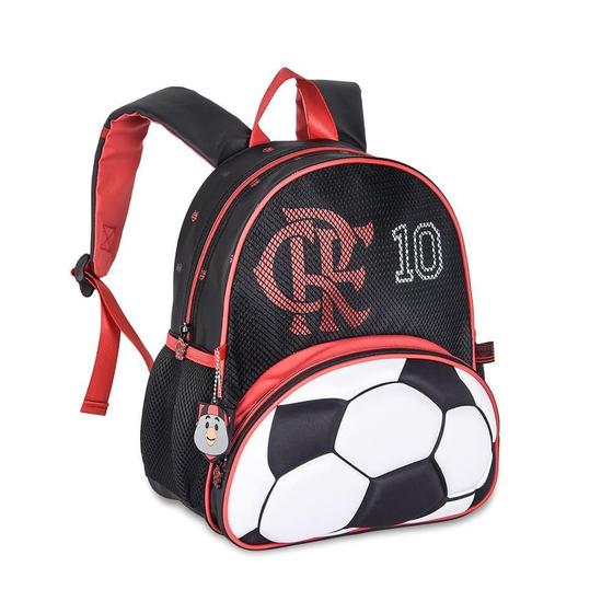 Imagem de Mochila Flamengo Bolsa Escolar De Costas Infantil Futebol