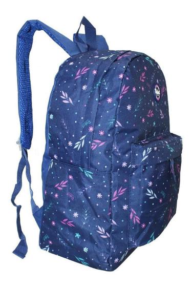 Imagem de Mochila Florida Feminina Rabisk Costas Preta Cores Floral