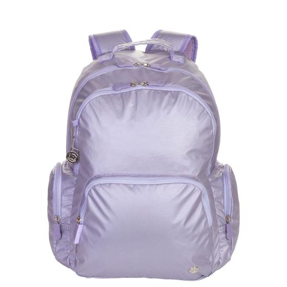 Imagem de Mochila g 2 comp paul frank - lilas metalico