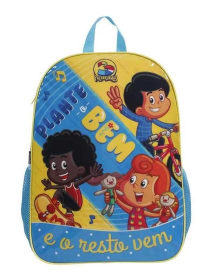 Imagem de Mochila G Easy 3 Palavrinhas Dermiwil 41x30x14cm 360g