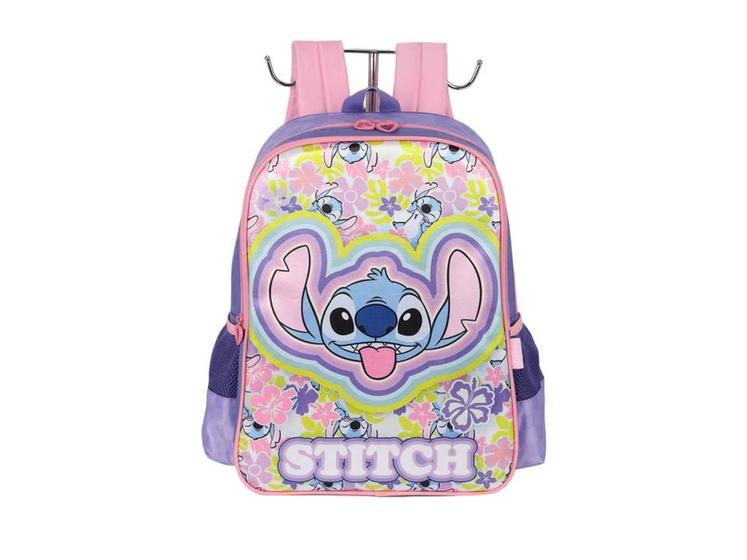Imagem de Mochila G Stitch Roxa C/Flores Color IS41541SC Luxcel