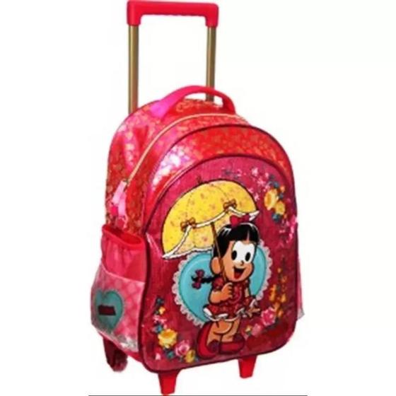 Imagem de Mochila Grande Com Rodinha Escolar Infantil Rosinha Liberty