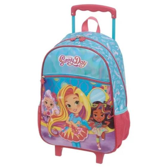 Imagem de Mochila Grande Com Rodinha Escolar Infantil Sunny Day