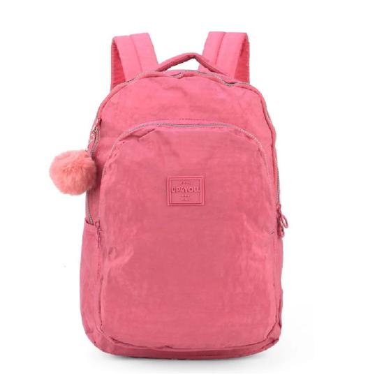 Imagem de Mochila Grande Crinkle UP4YOU com Chaveiro Pompom