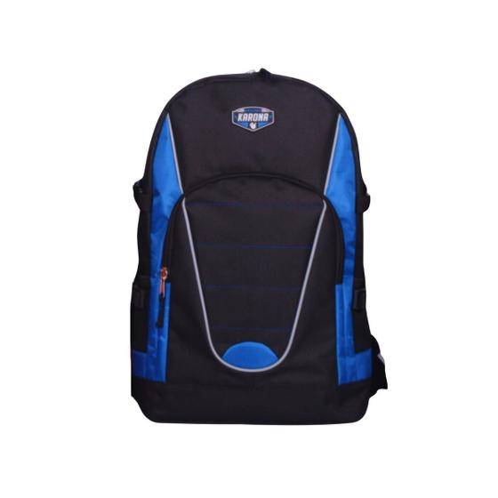 Imagem de Mochila Grande Motoqueiro Camping Karona KAR5031M Cor: Azul