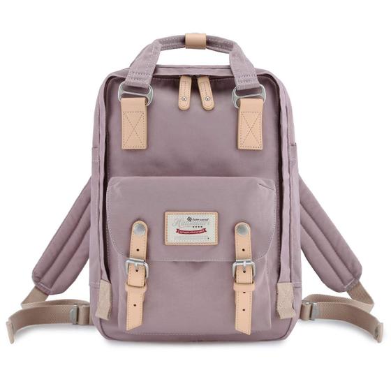 Imagem de Mochila Himawari/Mochila Impermeável 14,9 polegadas College Vintage Travel Bag para mulheres e homens, laptop de 13 polegadas para estudante (HM-41)