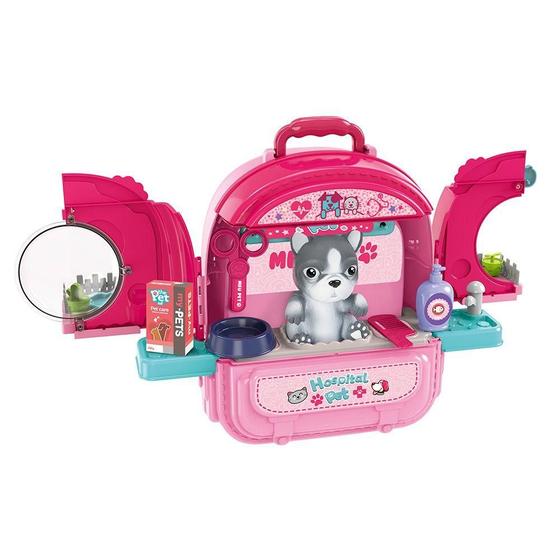 Imagem de Mochila Hospital Pet Dog 2 em 1 Banho Tosa e Clínica-Dm Toys