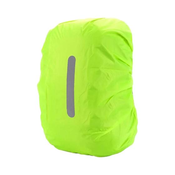 Imagem de Mochila Impermeável Reflexiva Capa De Chuva Para Ciclismo Noturno Acampamento Caminhadas 10-70L Luz