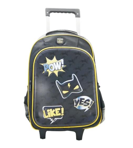 Imagem de Mochila Infantil 3D Mochilete Pow Yepp Com Rodinhas Amarelo