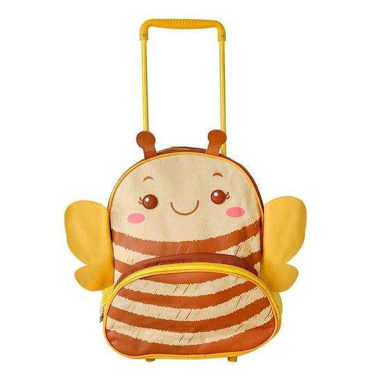 Imagem de Mochila Infantil Alça Reforçada E Rodinha Linda Abelhinha