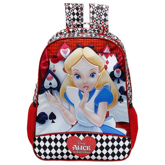 Mochila Infantil ALICE EMBARALHADA - DISNEY ALICE NO PAÍS DAS ...