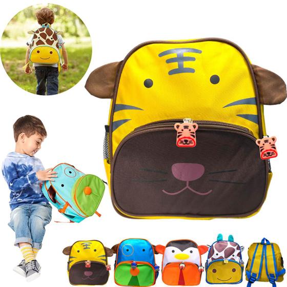 Imagem de Mochila Infantil Animais Zoo Pré Escola alça Pets Original