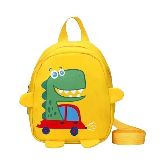 Imagem de Mochila Infantil Anti-Perda com Dinossauro - Fofa e Ideal para Jardim de Infância