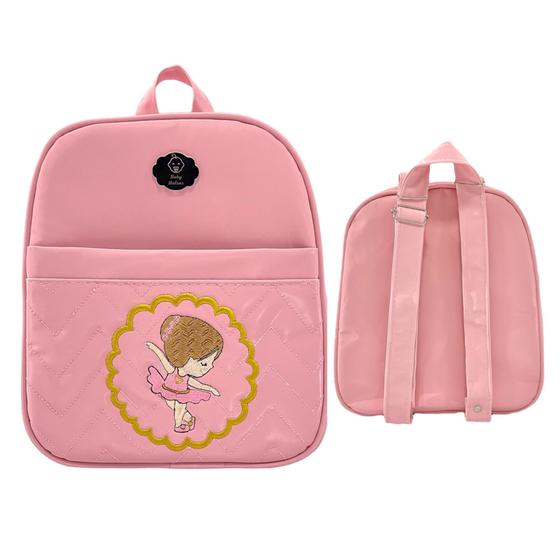 Imagem de Mochila Infantil Ballet Bolsa Bailarina Menina Dança