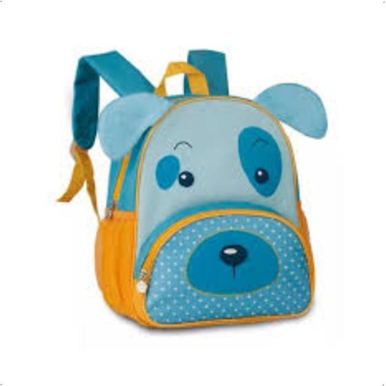 Imagem de Mochila Infantil Bichinho Escolar Cachorrinho Azul